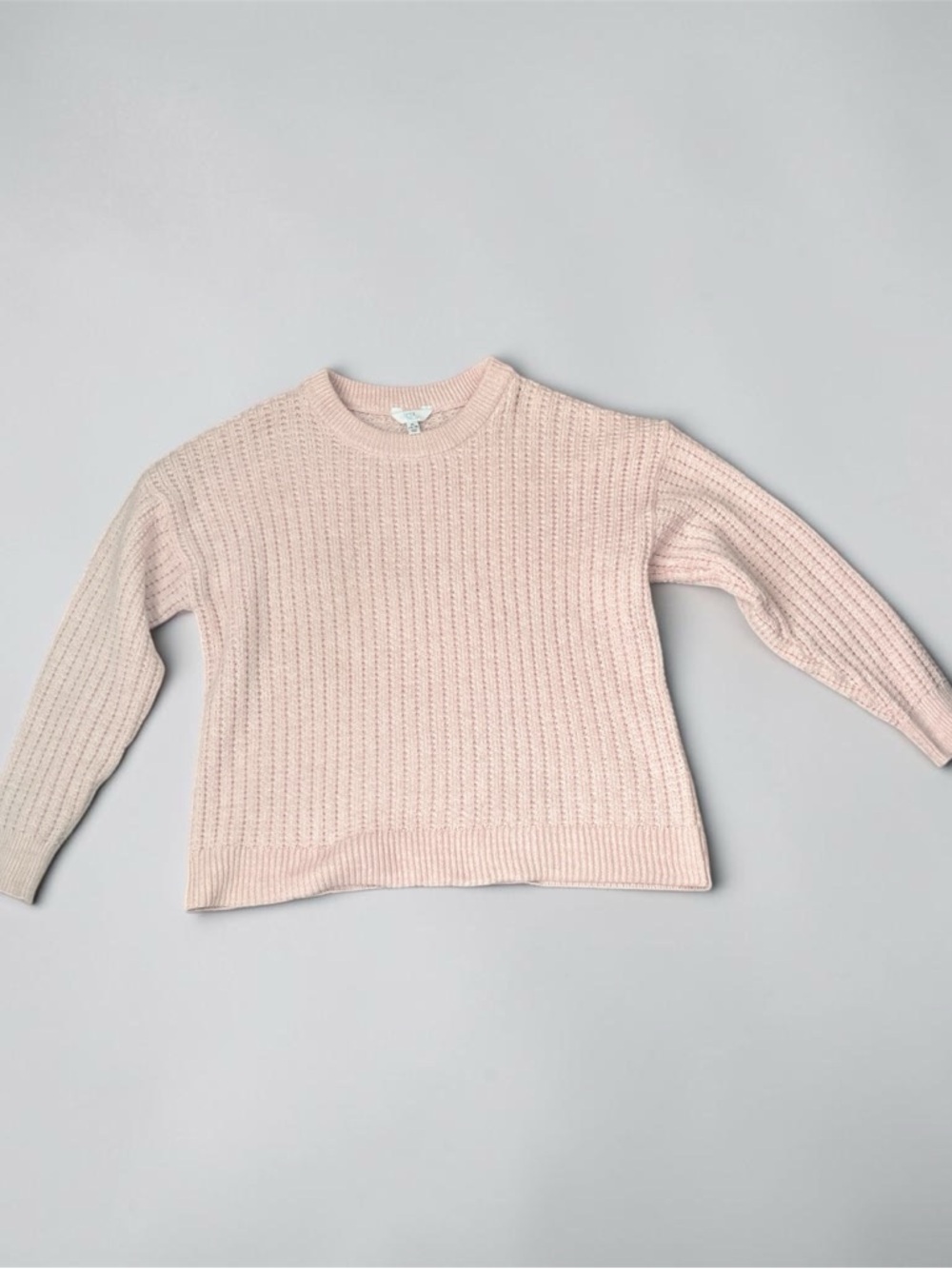 Soft Light Pink Knit Sweater